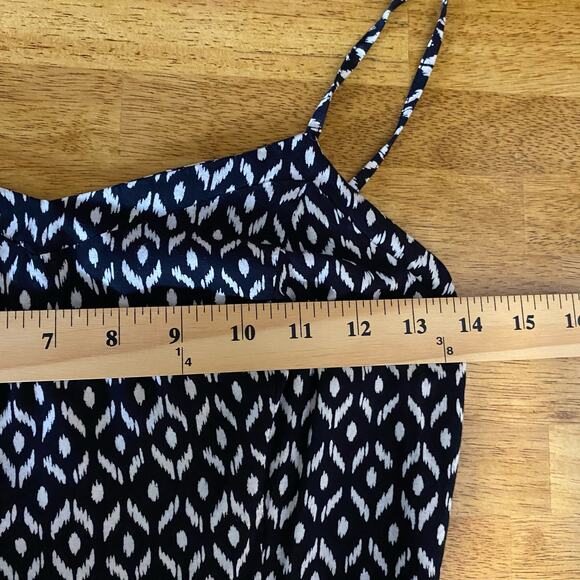 Old Navy Aztec Print Black an White Spaghetti Strap Mini Dress Size Small Womens - Picture 11 of 13